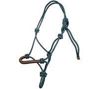 HKM Western Western halter-12564 Western halter 5024 Petrol/Brown Thoroughbred