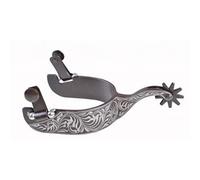 Hkm Western Wheel Spur Antique Show Stainless Steel