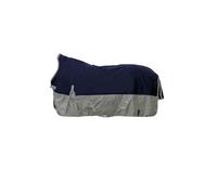 HKM Winnipeg check 1200D, 200g filling Highneck rug Deep Blue/Light Grey 6'9