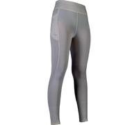 HKM Women's Alice Silicone Full seat Riding Leggings, White, 30