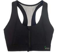 HKM Women's Amalfi Sports Bra, Black, XL