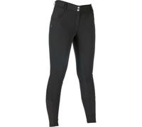 HKM Women's Ari Mid Rise Silicone Full seat Riding Breeches, Black, 38