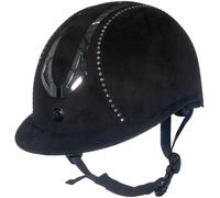 HKM Women's Illusion Diamond Riding helmet Black 55-57 cm