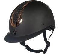 HKM Women's Illusion Riding helmet Black/Rose-Gold 55-57 cm