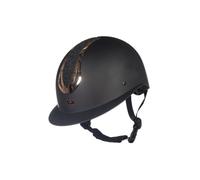 HKM Women's Illusion Riding helmet Black/Rose-Gold 55-57 cm