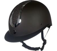 HKM Women's Illusion Riding helmet Black/Shiny Silver 61-63 cm