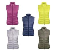 HKM Women's Lena Quilted Vest, Olive Green, XL
