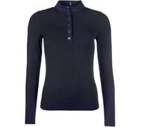 HKM Women's Livigno Long Sleeve Shirt, Black, XL