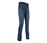 HKM Women's Moena Softshell Plain Jodhpur Riding Breeches, Deep Blue, 24