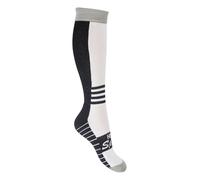 HKM Women's Olympia Riding Socks, Black/White, 6/8