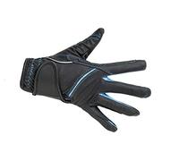 HKM Women's Riding Gloves Fashion Gloves, Womens, 86679164.0670, Schwarz/Babyblau, XS