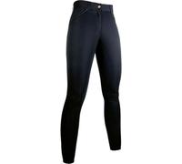 HKM Women's Rosegold Glamour Style Alos Riding Breeches, Black/Rose-Gold, 30