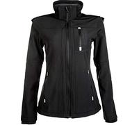 HKM Women's Sport Softshell Jacket, Black, XL