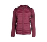 HKM Women's Style Sweat Jacket, Wine Red, XL