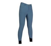 HKM Women's Tampa Silicone Full Seat Riding Breeches, Smokey Blue, 32