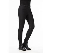 HKM Women's Winner Silicone seat Winter Softshell Breeches, Black, 30