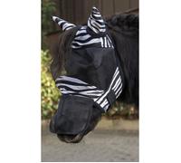 Hkm Zebra Anti Fly Mask Shetty - Minature shetland · Black/White