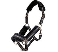 HKM Zebra Aqua Fly Mask Aqua/Black, Thoroughbred Size