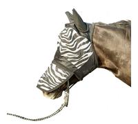 Hkm Zebra Print Anti Fly Mask - Full
