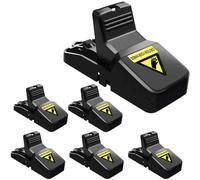 HKML 6 Pcs Reusable Mouse Traps Pack that Kill Effectively and Instantly, Highly Sensitive Rodent Catcher, Rat Traps for Indoor...