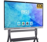 HKMLC Smart Board, Essential Vision 55 Inch All-in-One Interactive Whiteboard 4K UHD Touch Screen, Digital Whiteboard Built-in Camera, Open App Ecosystem For Business & Classroom (Wall Mount Included)