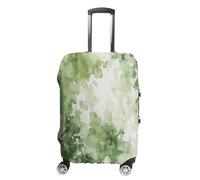 HKMNTGD Travel Luggage Covers Washable Stretch Suitcase Protector Sea Turtle Sunset Printed Anti-scratch Suitcase Cover Fits 18-32 Inch Luggage, Green Style Painting, XL