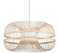 HKOLIMB Bamboo Rattan Pendant Lights, Boho Wicker Chandeliers Handwoven Rattan Lighting Fixtures Natural Bamboo Hanging Light for Dining Room Kitchen Living Room Bedroom Adjustable Height