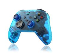 HKOORLAMULS G6 Wireless Game Controller with BT 5.3, Six Axis Body Sensation, 400mAh with Hall 3D, Ergonomic Gaming Controller Joystick Gamepad for Anti Slip Texture, 20H Playtime (blue)