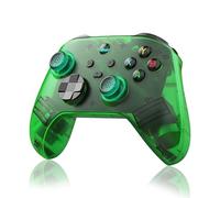 HKOORLAMULS G6 Wireless Game Controller with BT 5.3, Six Axis Body Sensation, 400mAh with Hall 3D, Ergonomic Gaming Controller Joystick Gamepad for Anti Slip Texture, 20H Playtime (green)