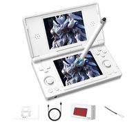 HKOORLAMULS Retro Games Console with Capacitive Stylus Retro Handheld Game Console,Android 14,Foldable 4 inch Dual-Screen Handheld Games Consoles,2.4+5G WIFI&Bluetooth 4.2,4000mAh Battery(White)