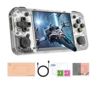 HKOORLAMULS RG35XX H Retro Handheld Game Console Dual Joystick, 3.5 Inch IPS Screen Video Gaming Console Built-in 5568 Classic Games Support 5G WiFi Bluetooth HDMI TV (Whttre)