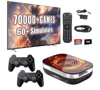 HKOORLAMULS Super Console X4 PLUS - Retro Gaming Console with 70000+ Preloaded Games, 4K HDMI Output, 256G, Amlogic S905X4,Quad-Core ARM Cortex-A55, Handheld Game Console for TV