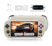 HKOORLAMULS Trimui Smart Pro Retro Handheld Games Console 256G,Portable Video Game 4.96-In 1280x720 IPS HD Display 5000 mAh Last 6 H,Game Console Preload 13729 Classic Games with 26 Emulators(Gray)
