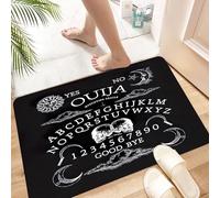 HKPOEQ Non-Slip Absorbent Microfiber Mats,Machine Washable Quick Dry Rugs,Memory Foam Bath Mat,Bathroom Accessories,vector illustration of a Ouija board... planchette can be moved around,24x39 in