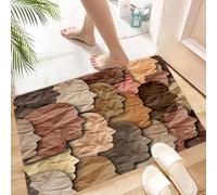 HKPOEQ Non Slip Bath Mat Machine Washable Durable Soft Fluffy Microfiber Bathroom Mat Water Absorbent Bath Rug,Black history month celebration of diversity and African culture pride as a mu,16x24 in