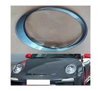HKRCAMCRtc Car Front Headlight Cover Compatible For Porsche 997 Compatible For Carrera GT3 RS 2009 2010 Headlight Lens Cover Replacement(1Pair)