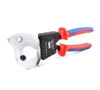 HKS Ratchet Cable Wire Cutter Heavy Duty for Cutting Electrical Aluminum Copper and Multi-core Cables up to 300mm² (AWG 600MCM) YEC-36D Chrome-plated VER
