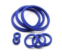 HKSDKABOP DHS Type Hydraulic Cylinder Oil Seal Polyurethane Blue Multiple Sizes(11.2x19.2x4.5x6(5pcs)