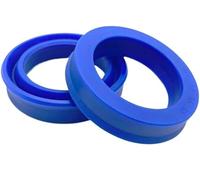 HKSDKABOP Polyurethane Hydraulic Cylinder Piston Seal UN/UHS Type 5 Pcs Multiple Sizes(UHS 63x73x6 (5Pcs))