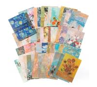 HKSDKABOP Vintage DIY Album Scrapbook Decoration Sticker, 100pcs Retro Time Series Material Paper for Collage Handbook Decorative Backing Paper Scrapbook(H)