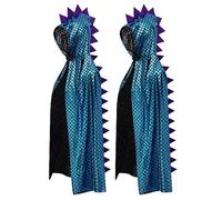 HKSICHENGKEJIUK Halloween Dinosaur Dragon Hooded Cloak Children's Witch Cosplay Costume Cape Dress Up Clothes Boy Girl Toddler