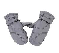 HKSICHENGKEJIUK Kids Ski Mittens Waterproof Snow Gloves Child Winter Thermal Snowboard Mittens Warm Fleece Lined Gloves for Outdoor Skiing Snowboarding Toddler Girls Boys Age 3-8 Years Old (Grey)