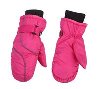 HKSICHENGKEJIUK Kids Ski Mittens Waterproof Snow Gloves Child Winter Thermal Snowboard Mittens Warm Fleece Lined Gloves for Outdoor Skiing Snowboarding Toddler Girls Boys Age 3-6 Years Old