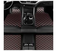 HKSOPC Custom Car Floor mat for Bentley Continental GT 2012-2018 RHD, All Weather Waterproof Nonslip Auto Floor Carpet Floor Liners Protection Mat, Interior Accessories,C Black Red
