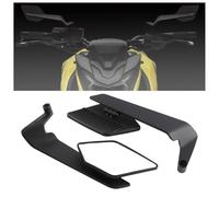 HKSOPC Motorcycle Rear View Mirrors for Yamaha MT125 2020, Adjustable Rotating Side Mirror Wind Wing, Modified Motorcycle Rearview Mirrors Motorbike Side Mirrors