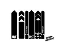 HKT PROTECT XXL Black Bike Frame Protection Kit - 16 Piece Bike Protection (Matte)