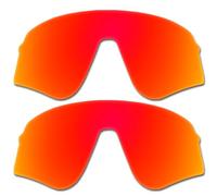 HKUCO 2PCS Compatible/Replacement For Lenses Oakleys Sutro Lite Sweep OO9465 Red Polarized