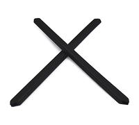 HKUCO Black Replacement Rubber Sunglasses Legs For Oakley Socket 5.0 Socket 5.5 OX3217 OX3218 (Wrap Around, Polarized, Bohemian Style, Unisex-Adults)