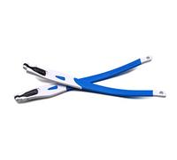 HKUCO Blue Rubber Replacement White Frame Legs For Oakley Crosslink Glasses frame