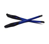 HKUCO Dark Blue Replacement Glasses Legs For Oakley Crosslink Glasses frame